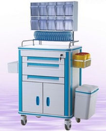 واگن برقی پزشکی Crash Cart ، چرخ دستی برقی پلاستیکی ، ساخته شده در چین سبد چرخ دستی پزشکی چند منظوره ارزان قیمت