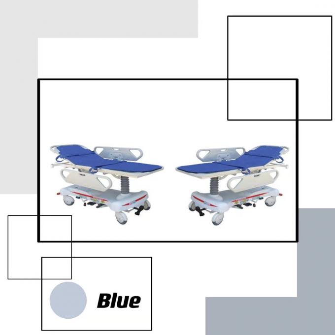 ABS Handrails Mechanical Crank پزشکی تخت برانکار اورژانسی بیمار 0