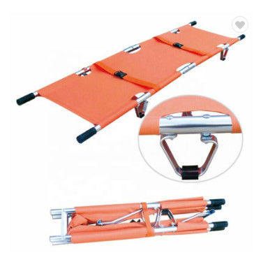 صندلی چرخدار اضطراری PVC Ambulance Stretcher Collapsible Style Scoop Popular Scoop