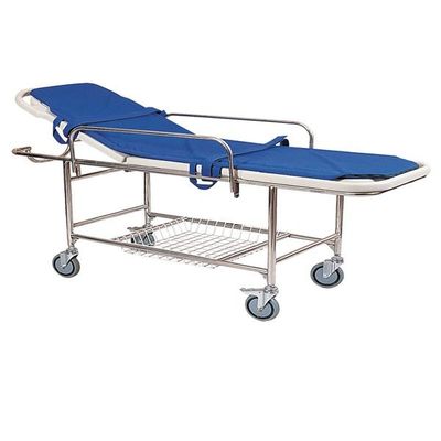 کتابچه راهنمای پزشکی Gurney Cart Mri Stretcher بیمار حمل و نقل اضطراری