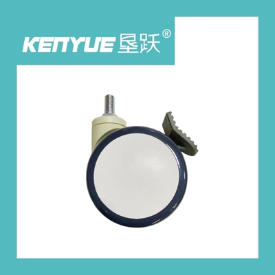 خرید White3 Inch TPR Material Casters Trolley Casters بیمارستان استفاده پزشکی تولید آنلاین