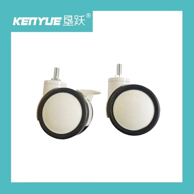 خرید TPR Material 4/5inch Hospital Castors Furniture Wheel Casters for Medical Bed تولید آنلاین