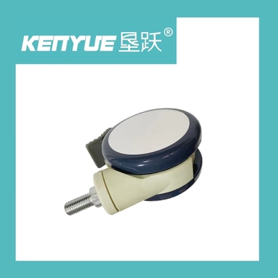 White3 Inch TPR Material Casters Trolley Casters بیمارستان استفاده پزشکی