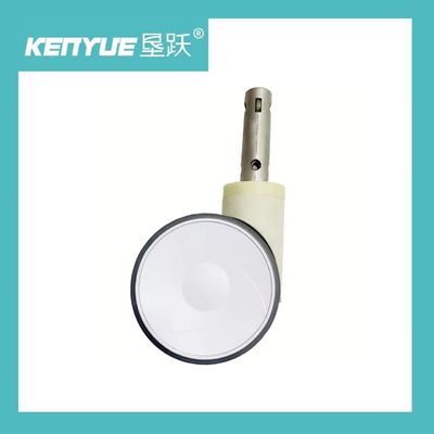 کاستورهای تخت بیمارستانی کنترل مرکزی 5 اینچی سفید اختصاصی پزشکی