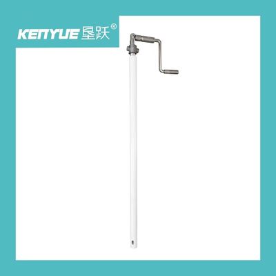 جنس فلز سفید لوله ای تخت بیمارستانی فولادی میل لنگ دستی زیر تخت