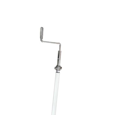 جنس فلز سفید لوله ای تخت بیمارستانی فولادی میل لنگ دستی زیر تخت