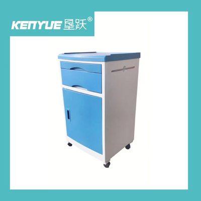 کابینت کنار تخت بیمارستان چند منظوره قابل حرکت 15 کیلوگرمی با دراور