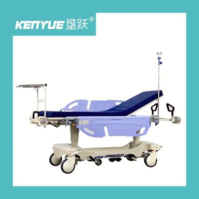 چرخ دستی بیمار فوریت های پزشکی بیمارستان با پانل کنترل هیدرولیک