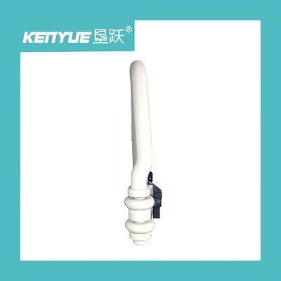 رنگ سر تخت قابل جابجایی بیمارستانی جاسازی شده 61.5 سانتی متری قلاب فولادی را می توان سفارشی کرد