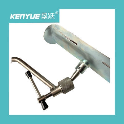 استراحتگاه پا آهنی نقره ای سفید مواد فلزی پزشکی برای تخت بیمارستان