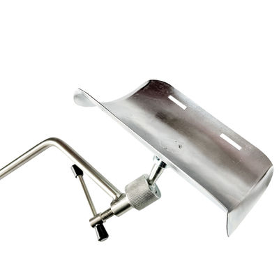 استراحتگاه پا آهنی نقره ای سفید مواد فلزی پزشکی برای تخت بیمارستان