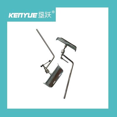 لوازم جانبی تخت زایمان مواد فلزی PU جای پای آهنی بیمارستان زنان و زایمان