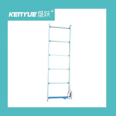 نرده های گارد تخت بیمارستانی شش قطبی نرده های کنار تخت پزشکی تاشو نقره ای