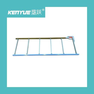 نرده های گارد تخت بیمارستانی شش قطبی نرده های کنار تخت پزشکی تاشو نقره ای