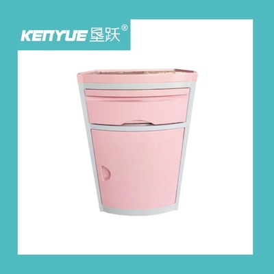 میز کنار تخت ABS بیمار با ابعاد 143x130 میلی متر که مخصوص تخت بیمارستان است