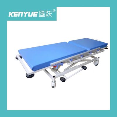 چرخ دستی برانکارد هیدرولیک ویژه بیمارستان آبی با چهار چرخ