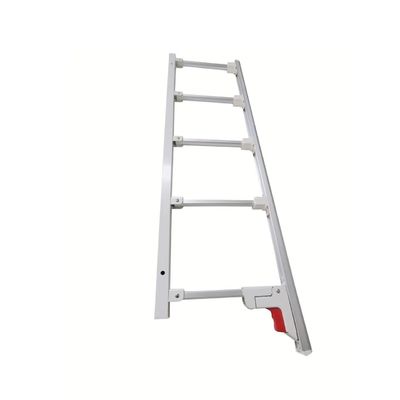 نرده های کنار تخت پزشکی تاشو پنج قطبی نقره ای آلیاژ آلومینیوم