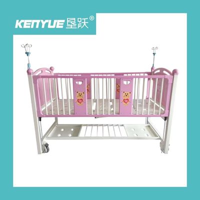 تخت نوزاد بیمارستانی دو رنگ صورتی و آبی برای پزشکی کودکان