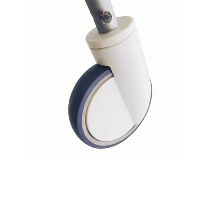 مواد PU TPR مبلمان بیمارستانی کاستورهای پزشکی ترمز کنترل شده مرکزی