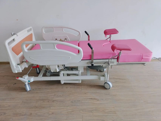 میز معاینه زنان تخت زایشگاه رنگ صورتی
