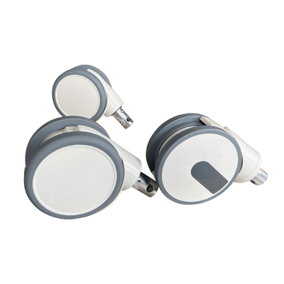 چرخ کنترل مرکزی 6 اینچی TPR+PP 32*50mm با لوازم پزشکی چرخ سفید