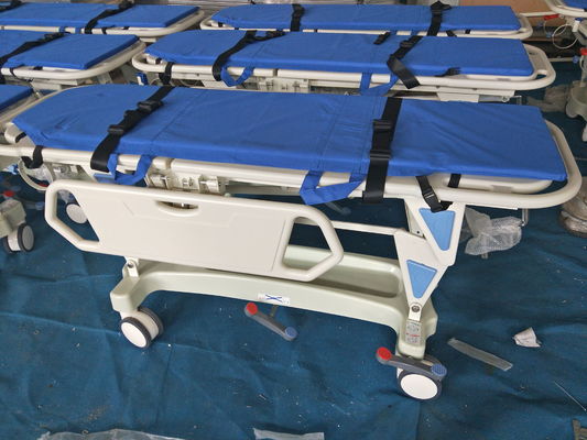 حمل و نقل اورژانسی دستی کشویی ترویلی بیمارستان انتقال بیمار ترمز مرکزی
