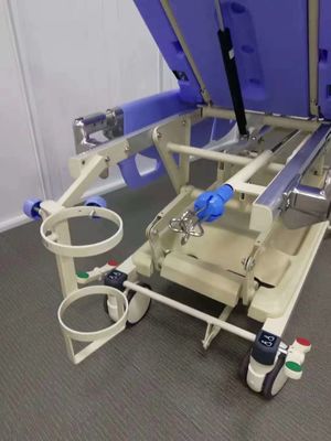 ماشین حمل و نقل کمک های اولیه بیمار برای بیماران سیستم بلند کردن استند تزریق آلومینیوم حامل تاشو