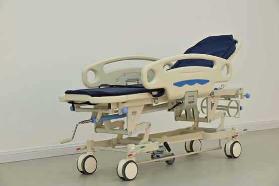 انتقال بیمار کشویی محصول پزشکی چرخ مرکزی عملکرد محصول صندلی چرخ دار تخت انتقال