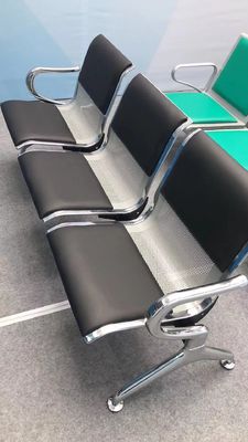صندلی های انتظار بیمارستان فلزی PU برای مبلمان اتاق انتظار راحت