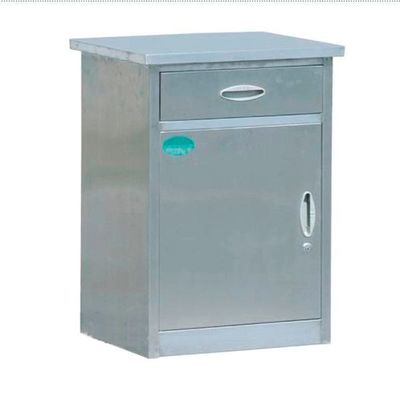 لوازم جانبی تخت بیمارستان از فولاد ضد زنگ لوازم جانبی تخت کابینت با قفسه ابزار