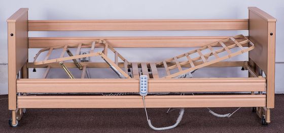 مواد چوب با راننده های ترمز تخت مراقبت پرستاری از پنج - عملکرد