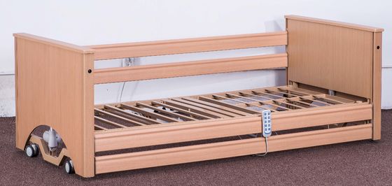 مواد چوب با راننده های ترمز تخت مراقبت پرستاری از پنج - عملکرد