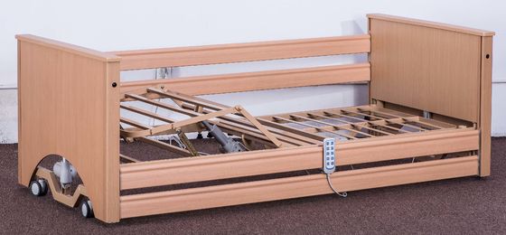 مواد چوب با راننده های ترمز تخت مراقبت پرستاری از پنج - عملکرد