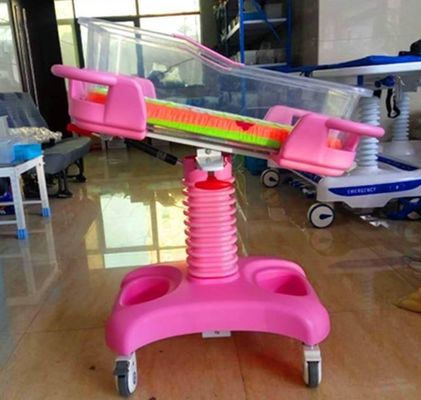 ABS Two Cranks Tilting Adjustable قابل نصب OEM Hospital Cib Baby