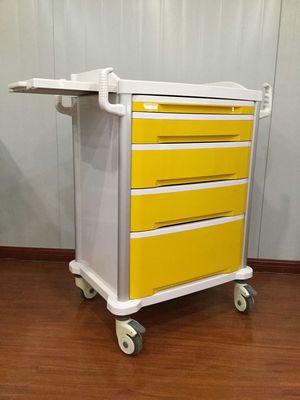 سبد چرخ دستی پزشکی بادوام پزشکی ABS ابزار جراحی