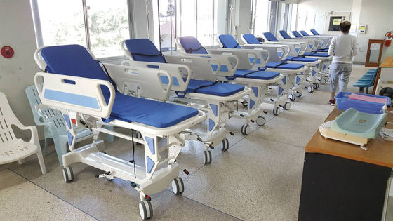 چرخ دستی برانکارد هیدرولیک اضطراری کنترل مرکزی لوکس