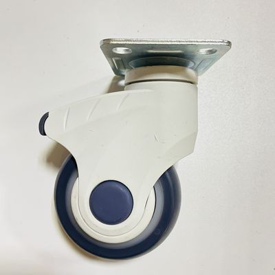 لوازم جانبی تختخواب بیمارستانی چرخنده ساکت و آرام PP TPR چرخهای چرخ پزشکی