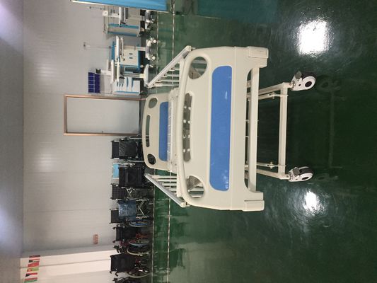 تختخوابی دستی دستی Crank Luxury Castors Multifunction CE ISO 680mm 3