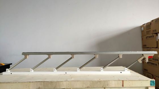 ریل محافظ تخت بیمارستان شش قطب آلیاژ آلومینیوم تاشو