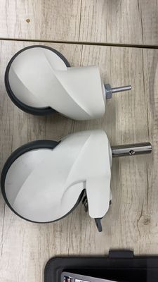 تختخواب پزشکی جدید 5 اینچی چرخ چرخ مرکزی کنترل پیستون قطر 28 کاستور با ترمز