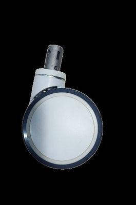 Medical Central Caster Control Hospital Castors PU PA ABS انعطاف پذیر ضد خوردگی