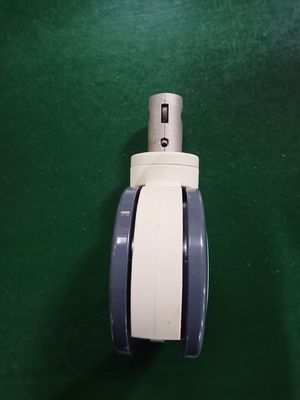 Medical Central Caster Control Hospital Castors PU PA ABS انعطاف پذیر ضد خوردگی