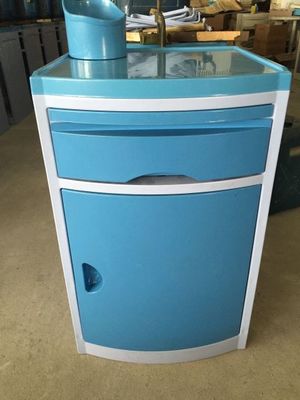 کابینت تخت خواب ABS بیمارستان 50X50X80Cm مبلمان پزشکی با کشو