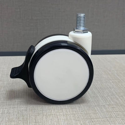 کاستورهای پزشکی 3/4/5 اینچی TPR Plastic Mute Wheel Twin Hospital Casters