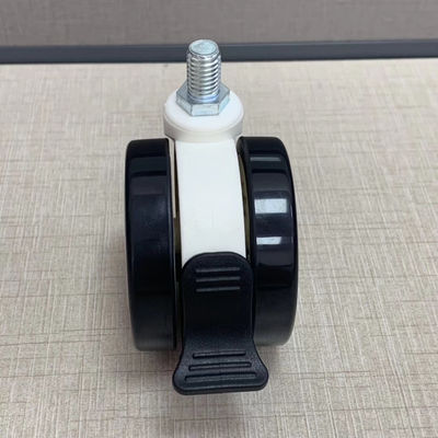 کاستورهای پزشکی 3/4/5 اینچی TPR Plastic Mute Wheel Twin Hospital Casters