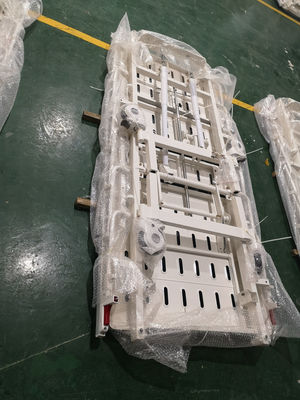 تخت بیمارستان دستی سه تخت بیمار با کاستورهای قفل مرکزی لوکس