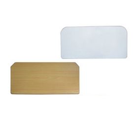 پلاستیک بیمارستان تخت سینی جدول لانینید پانل چوب سفید Anti FramePlate
