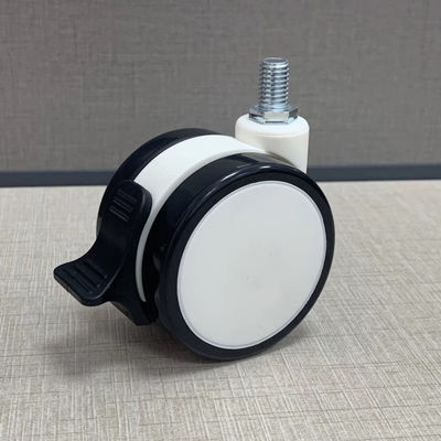 کاستورهای پزشکی 3/4/5 اینچی TPR Plastic Mute Wheel Twin Hospital Casters