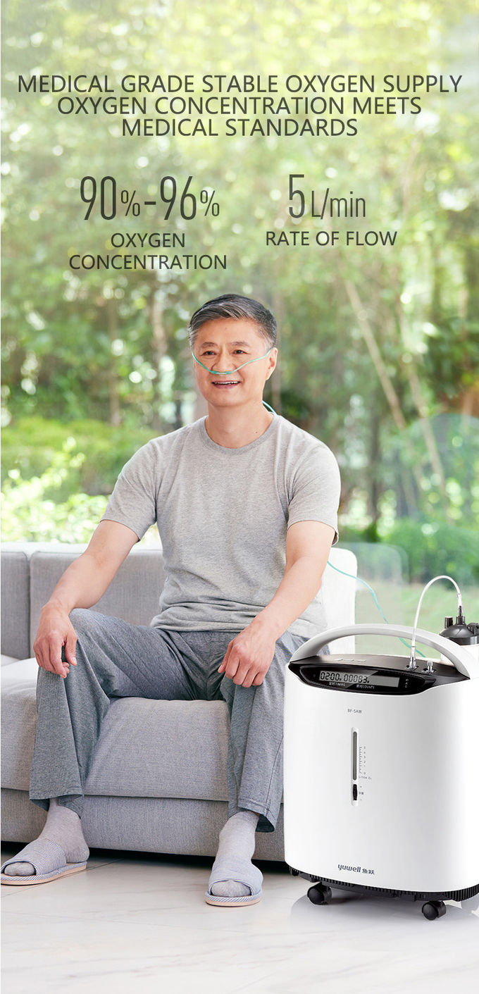 دستگاه اکسیژن ساز جریان 93 درصدی اکسیژن ساز پزشکی 5L برند Yuwell 0